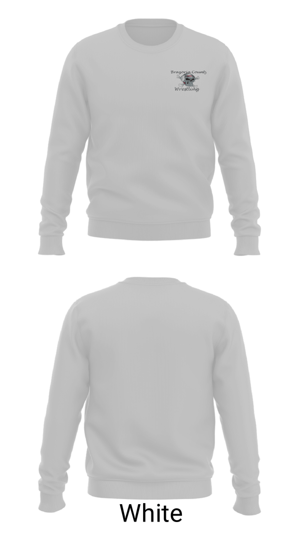 Crew Neck Sweatshirt, Brazoria County Wrestling, Wrestling, Teamtime, Team time, sublimation, custom sports apparel, team uniforms, spirit wear, spiritwear, sports uniforms, custom shirts, team store, custom team store, fundraiser sports, apparel fundraiser