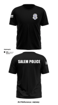 Salem Police 61211426 Short Sleeve Performance Shirt - 17
