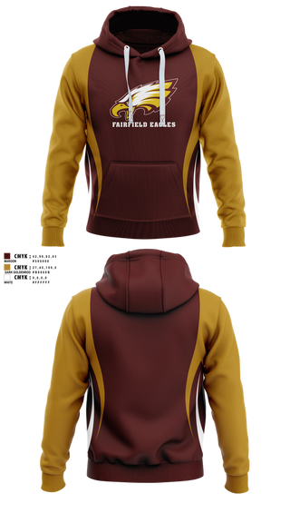Hoodie, Fairfield Eagles, Spirit Store, Teamtime, Team time, sublimation, custom sports apparel, team uniforms, spirit wear, spiritwear, sports uniforms, custom shirts, team store, custom team store, fundraiser sports, apparel fundraiser