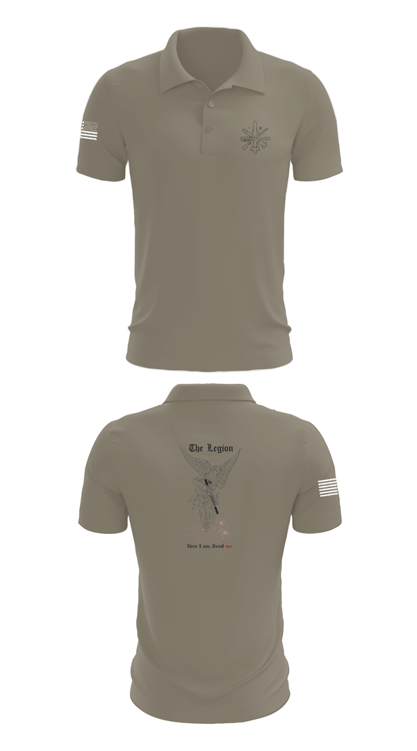 Short Sleeve Performance Polo, 1st Platoon / B CO / 2-5 CAV, Army, Teamtime, Team time, sublimation, custom sports apparel, team uniforms, spirit wear, spiritwear, sports uniforms, custom shirts, team store, custom team store, fundraiser sports, apparel fundraiser