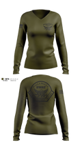 Walla Walla Regional SWAT Women's Long Sleeve V-neck Shirt - 3