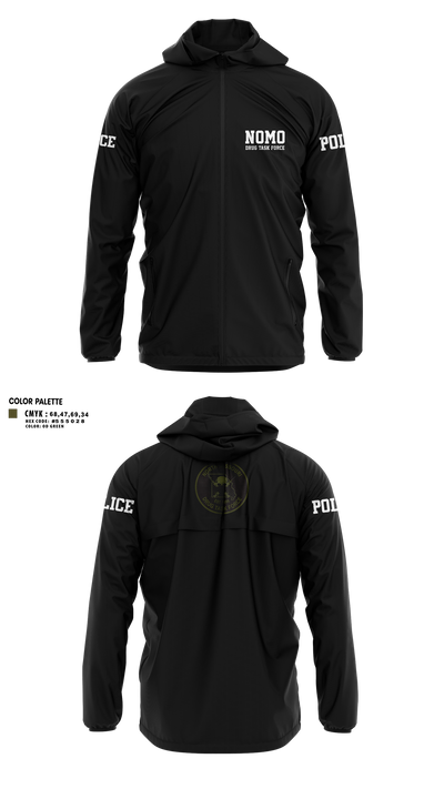 North Missouri Drug Task Force 55536856 Long Sleeve Performance Shirt with hood - 35