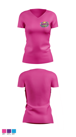 Womens Short Sleeve Vneck Shirt, Chaos Chasers, Softball, Teamtime, Team time, sublimation, custom sports apparel, team uniforms, spirit wear, spiritwear, sports uniforms, custom shirts, team store, custom team store, fundraiser sports, apparel fundraiser