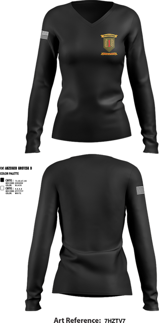 Womens Long Sleeve Vneck Shirt, 24th CTC, , Teamtime, Team time, sublimation, custom sports apparel, team uniforms, spirit wear, spiritwear, sports uniforms, custom shirts, team store, custom team store, fundraiser sports, apparel fundraiser