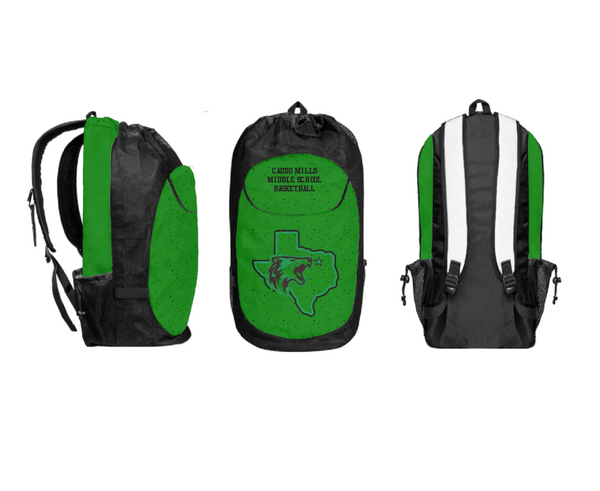 Gear Bag, Caddo Mills Middle School Basketball, Men's Basketball, Teamtime, Team time, sublimation, custom sports apparel, team uniforms, spirit wear, spiritwear, sports uniforms, custom shirts, team store, custom team store, fundraiser sports, apparel fundraiser
