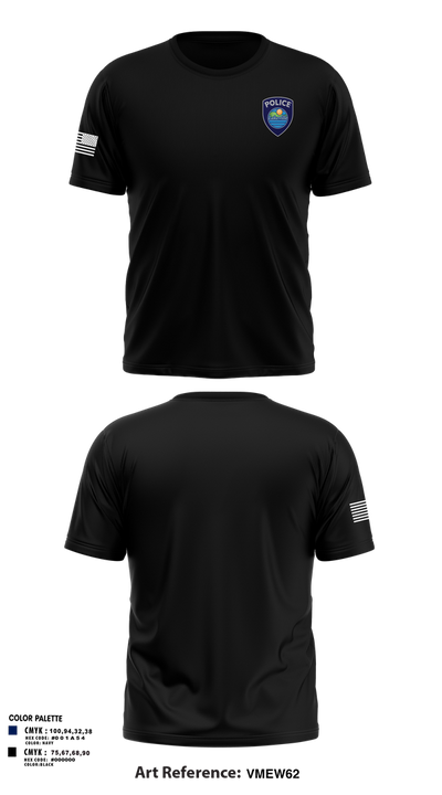 Lakeville Police Department 60717822 Old School Cotton Feel Shirt - 2