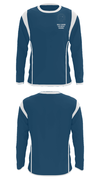 Long Sleeve Performance Shirt, Holy Cross Catholic School, Spirit Store, Teamtime, Team time, sublimation, custom sports apparel, team uniforms, spirit wear, spiritwear, sports uniforms, custom shirts, team store, custom team store, fundraiser sports, apparel fundraiser