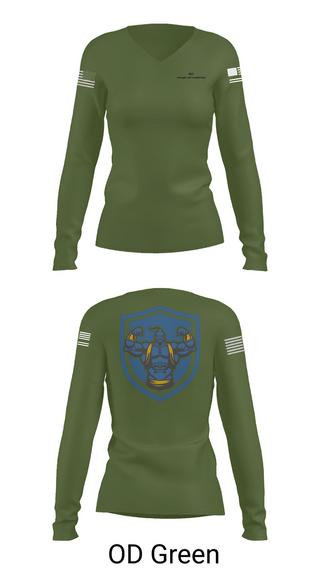 Womens Long Sleeve Vneck Shirt, 3rd Chemical Brigade H2F, Army, Teamtime, Team time, sublimation, custom sports apparel, team uniforms, spirit wear, spiritwear, sports uniforms, custom shirts, team store, custom team store, fundraiser sports, apparel fundraiser