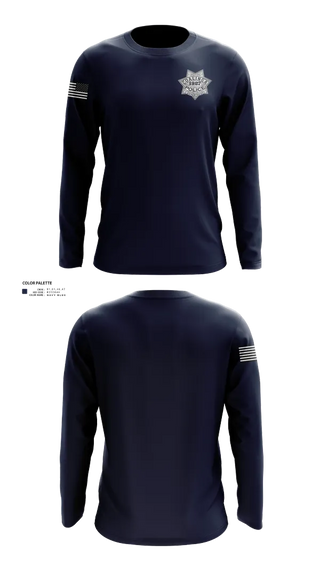 Long Sleeve Performance Shirt, Coalinga Police Department, Police, Teamtime, Team time, sublimation, custom sports apparel, team uniforms, spirit wear, spiritwear, sports uniforms, custom shirts, team store, custom team store, fundraiser sports, apparel fundraiser