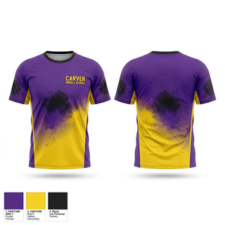 Short Sleeve Performance Shirt, CARVER MIDDLE SCHOOL, , Teamtime, Team time, sublimation, custom sports apparel, team uniforms, spirit wear, spiritwear, sports uniforms, custom shirts, team store, custom team store, fundraiser sports, apparel fundraiser