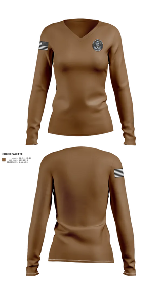 Womens Long Sleeve Vneck Shirt, Dealer company 1/11, , Teamtime, Team time, sublimation, custom sports apparel, team uniforms, spirit wear, spiritwear, sports uniforms, custom shirts, team store, custom team store, fundraiser sports, apparel fundraiser