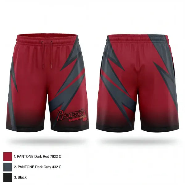 Athletic Shorts With Pockets, Boro BravesBoro braves, Baseball, Teamtime, Team time, sublimation, custom sports apparel, team uniforms, spirit wear, spiritwear, sports uniforms, custom shirts, team store, custom team store, fundraiser sports, apparel fundraiser