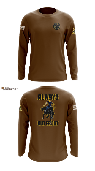 Long Sleeve Performance Shirt, 278th ACR, National Guard, Teamtime, Team time, sublimation, custom sports apparel, team uniforms, spirit wear, spiritwear, sports uniforms, custom shirts, team store, custom team store, fundraiser sports, apparel fundraiser