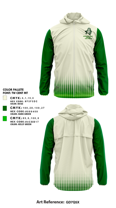 Sebasticook Valley Run Club 97368508 Windbreaker - 1