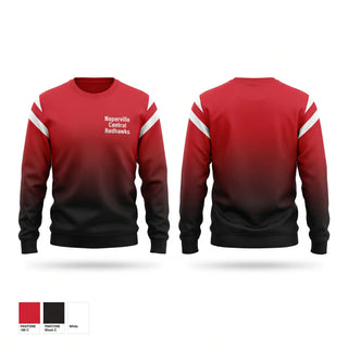 Crew Neck Sweatshirt, Naperville Central Redhawks, Women's Basketball, Teamtime, Team time, sublimation, custom sports apparel, team uniforms, spirit wear, spiritwear, sports uniforms, custom shirts, team store, custom team store, fundraiser sports, apparel fundraiser