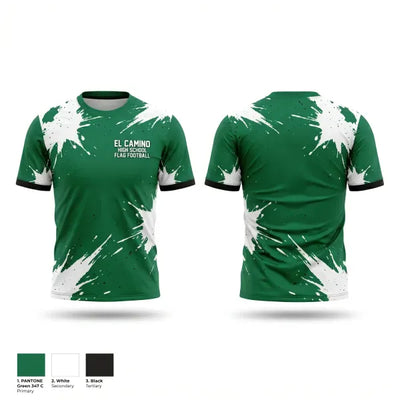El Camimo High School Flag Football 75308351 Short Sleeve Performance Shirt - 1
