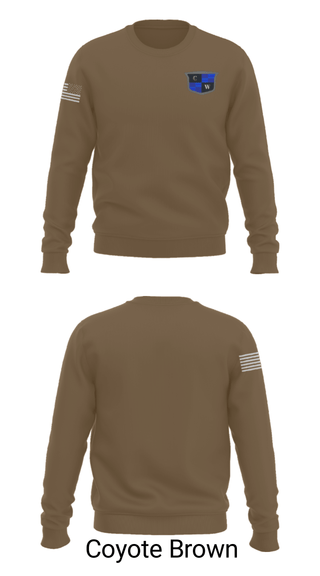 Crew Neck Sweatshirt, Charlie West, Police, Teamtime, Team time, sublimation, custom sports apparel, team uniforms, spirit wear, spiritwear, sports uniforms, custom shirts, team store, custom team store, fundraiser sports, apparel fundraiser