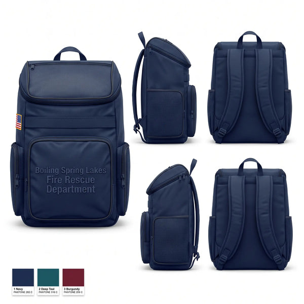 Gear Bag, Boiling Spring Lakes Fire Rescue Department, Fire Department, Teamtime, Team time, sublimation, custom sports apparel, team uniforms, spirit wear, spiritwear, sports uniforms, custom shirts, team store, custom team store, fundraiser sports, apparel fundraiser