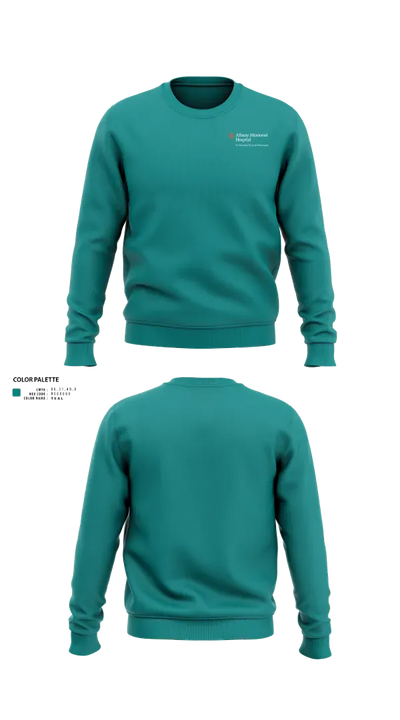 Albany Memorial Hospital 16201632 Crew Neck Sweatshirt - 22