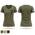 Lee county swat Women's Short Sleeve V-neck Shirt - 1