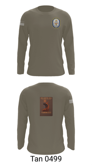 Long Sleeve Performance Shirt, Uss Carter Hall, , Teamtime, Team time, sublimation, custom sports apparel, team uniforms, spirit wear, spiritwear, sports uniforms, custom shirts, team store, custom team store, fundraiser sports, apparel fundraiser