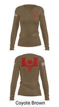 B co 334th BEB 63432042 Women's Long Sleeve V-neck Shirt - 17