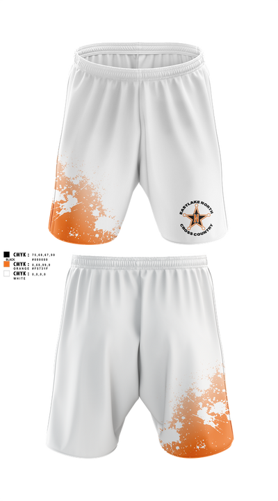 Eastlake North Cross Country 39932009 Athletic Shorts With Pockets - 3