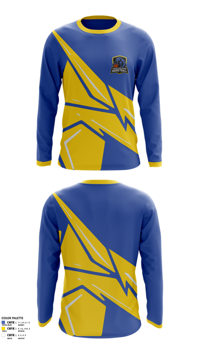 Parlier High School Basketball 84733729 Long Sleeve Performance Shirt 100