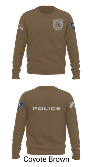 Crew Neck Sweatshirt, Vincennes Police Department, , Teamtime, Team time, sublimation, custom sports apparel, team uniforms, spirit wear, spiritwear, sports uniforms, custom shirts, team store, custom team store, fundraiser sports, apparel fundraiser
