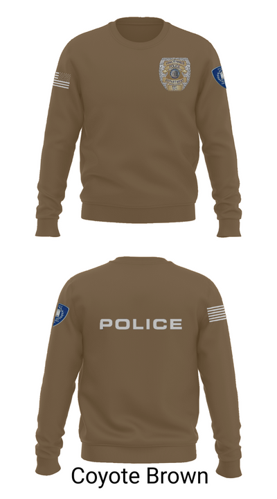 Vincennes Police Department 76255219 Crew Neck Sweatshirt - 5