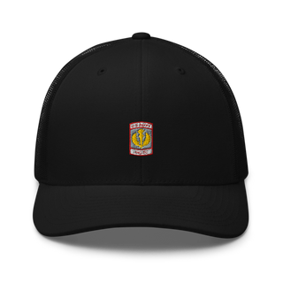 Lewis County Lions 17232794 Retro Trucker Hat | Yupoong 6606