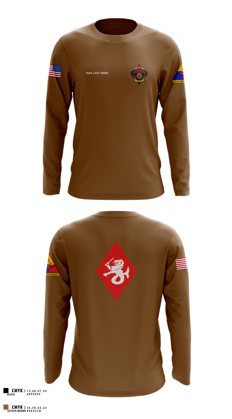 Long Sleeve Performance Shirt, , Army, Teamtime, Team time, sublimation, custom sports apparel, team uniforms, spirit wear, spiritwear, sports uniforms, custom shirts, team store, custom team store, fundraiser sports, apparel fundraiser