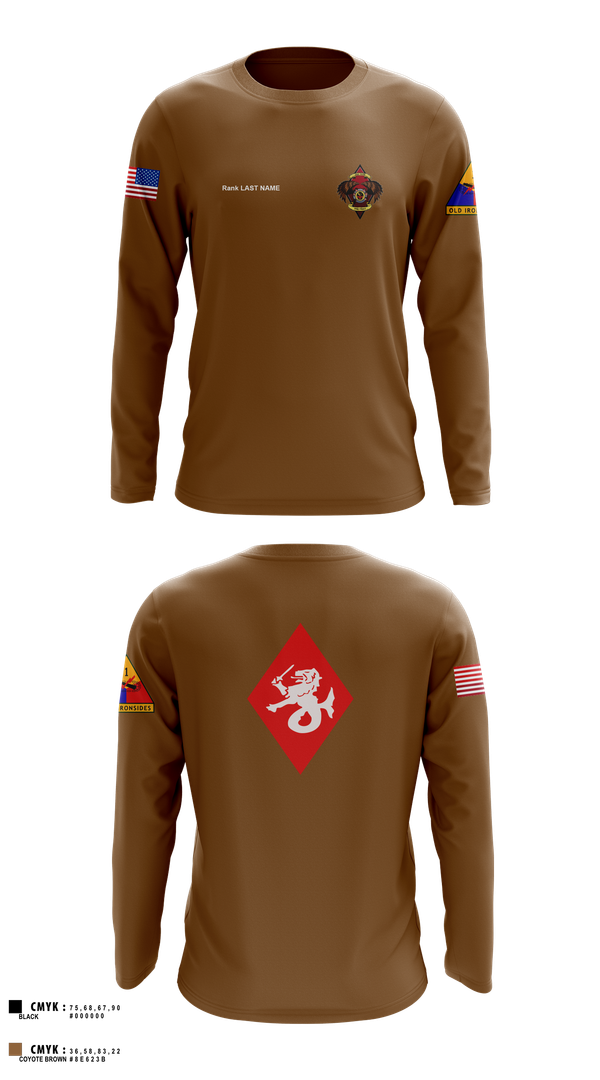 Long Sleeve Performance Shirt, , Army, Teamtime, Team time, sublimation, custom sports apparel, team uniforms, spirit wear, spiritwear, sports uniforms, custom shirts, team store, custom team store, fundraiser sports, apparel fundraiser