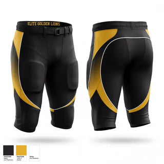 Football Pants, Elite Golden Lions, , Teamtime, Team time, sublimation, custom sports apparel, team uniforms, spirit wear, spiritwear, sports uniforms, custom shirts, team store, custom team store, fundraiser sports, apparel fundraiser