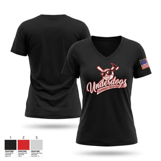 Womens Short Sleeve Vneck Shirt, Edinburgh Fire Softball, Fire Department, Teamtime, Team time, sublimation, custom sports apparel, team uniforms, spirit wear, spiritwear, sports uniforms, custom shirts, team store, custom team store, fundraiser sports, apparel fundraiser