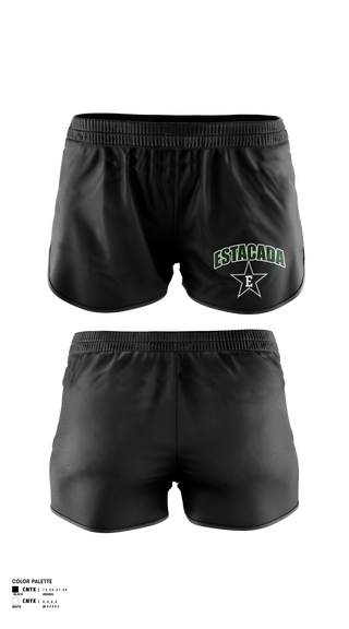 Womens Shorts, Estacada High School Wrestling, Wrestling, Teamtime, Team time, sublimation, custom sports apparel, team uniforms, spirit wear, spiritwear, sports uniforms, custom shirts, team store, custom team store, fundraiser sports, apparel fundraiser