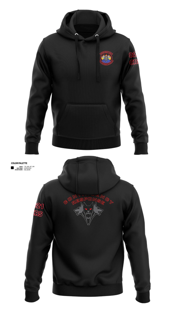 Hoodie, 821 CRS, Air Force, Teamtime, Team time, sublimation, custom sports apparel, team uniforms, spirit wear, spiritwear, sports uniforms, custom shirts, team store, custom team store, fundraiser sports, apparel fundraiser