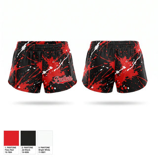 Womens Shorts, Redhots, Baseball, Teamtime, Team time, sublimation, custom sports apparel, team uniforms, spirit wear, spiritwear, sports uniforms, custom shirts, team store, custom team store, fundraiser sports, apparel fundraiser