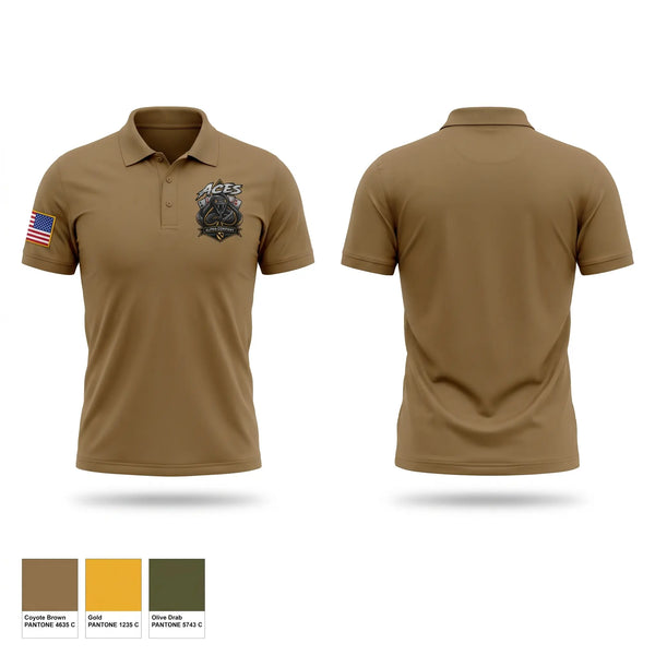 Short Sleeve Performance Polo, Alpha FMS, Army, Teamtime, Team time, sublimation, custom sports apparel, team uniforms, spirit wear, spiritwear, sports uniforms, custom shirts, team store, custom team store, fundraiser sports, apparel fundraiser