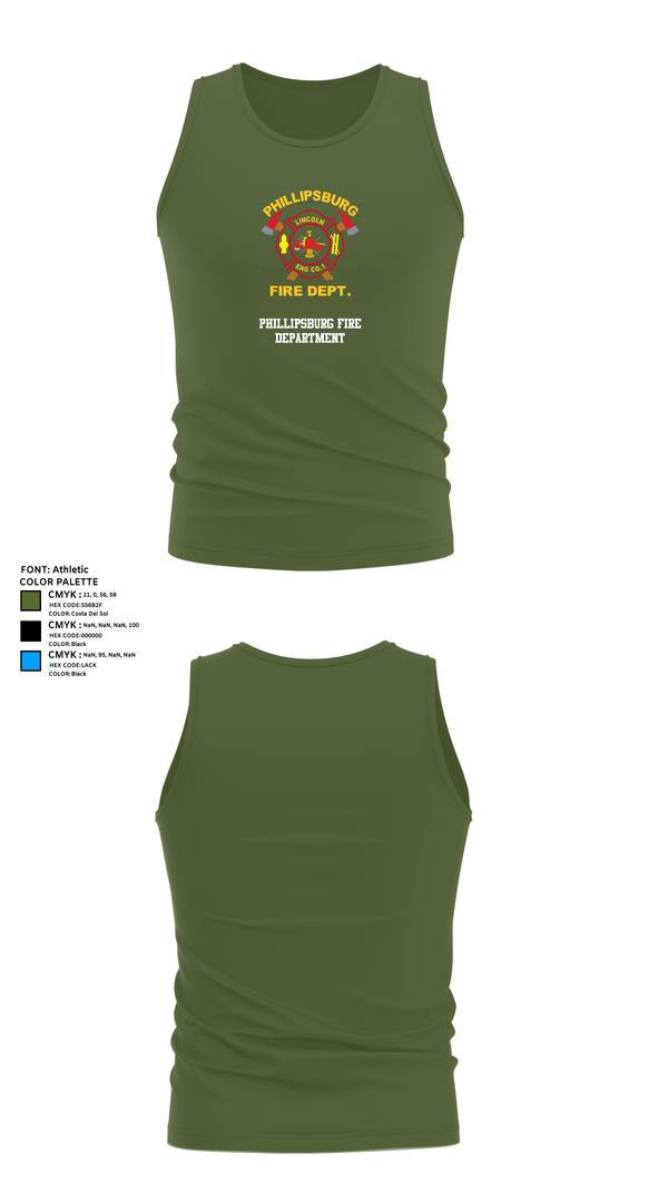 Tank Top, PHILLIPSBURG FIRE DEPARTMENT, , Teamtime, Team time, sublimation, custom sports apparel, team uniforms, spirit wear, spiritwear, sports uniforms, custom shirts, team store, custom team store, fundraiser sports, apparel fundraiser