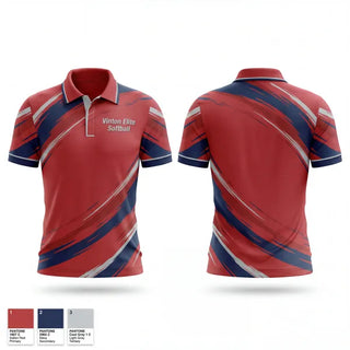 Short Sleeve Performance Polo, Vinton Elite Softball, Softball, Teamtime, Team time, sublimation, custom sports apparel, team uniforms, spirit wear, spiritwear, sports uniforms, custom shirts, team store, custom team store, fundraiser sports, apparel fundraiser