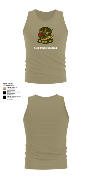 Tank Top, Task Force Spartan, , Teamtime, Team time, sublimation, custom sports apparel, team uniforms, spirit wear, spiritwear, sports uniforms, custom shirts, team store, custom team store, fundraiser sports, apparel fundraiser