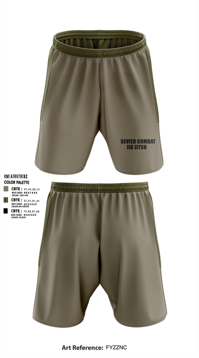 SEVIER COMBAT JIU JITSU 25333602 Athletic Shorts With Pockets - 1