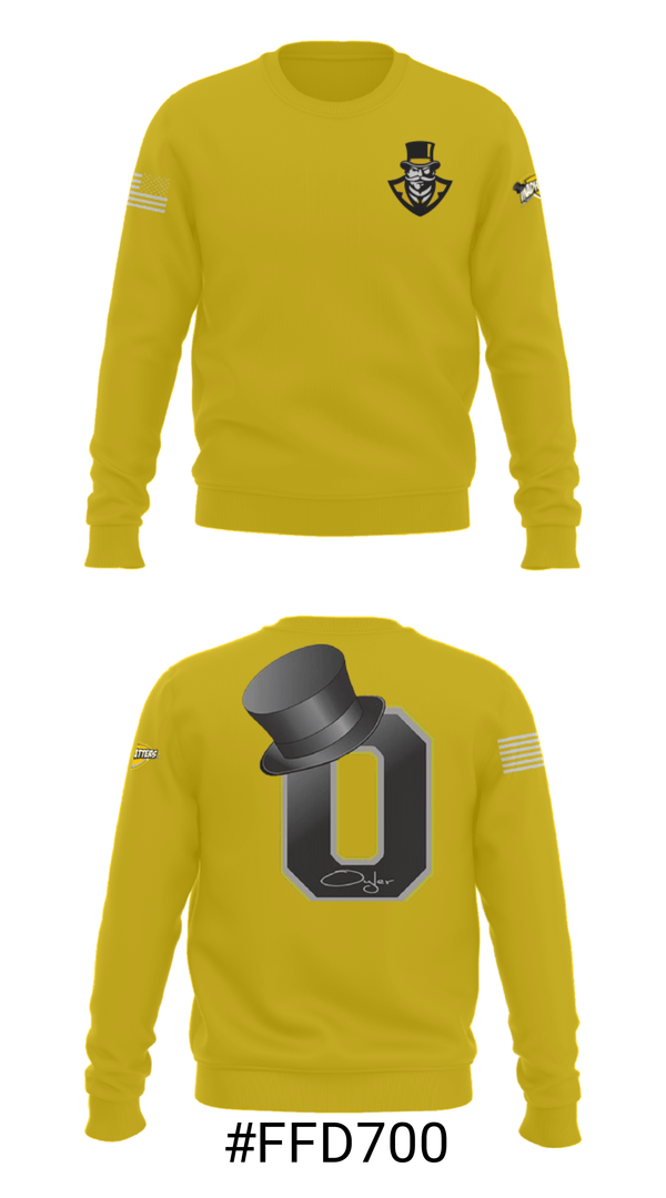 Crew Neck Sweatshirt, Oyler High School, Spirit Store, Teamtime, Team time, sublimation, custom sports apparel, team uniforms, spirit wear, spiritwear, sports uniforms, custom shirts, team store, custom team store, fundraiser sports, apparel fundraiser