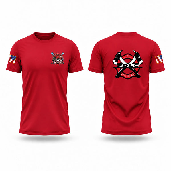 Fire Department Love County Short Sleeve Performance Shirt - 1