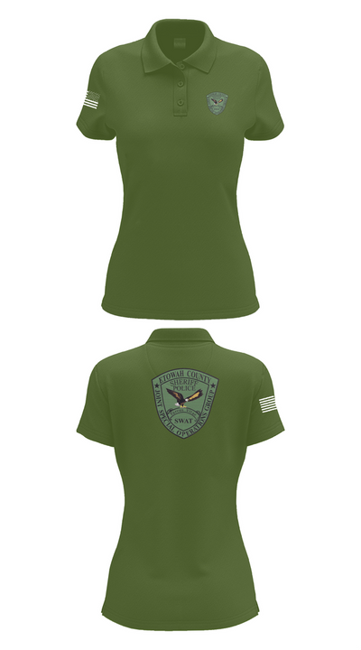 Etowah County JSOG 23168603 Women's Short Sleeve Performance Polo  - 52