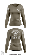 Albany County Sheriff’s CERT Women's Long Sleeve V-neck Shirt - 5