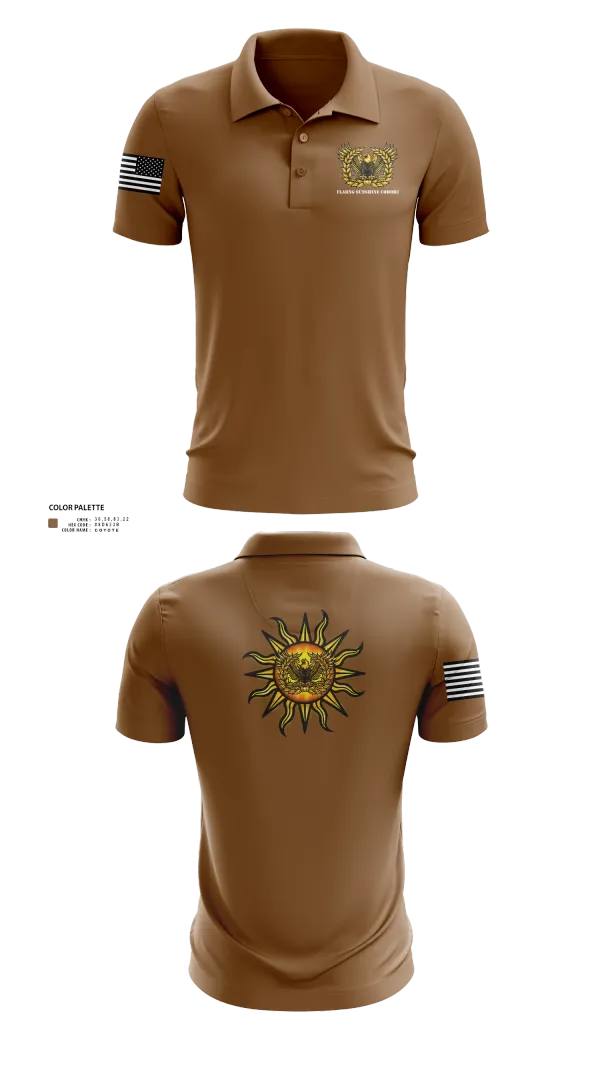 Short Sleeve Performance Polo, FLARNG SUNSHINE COHORT, , Teamtime, Team time, sublimation, custom sports apparel, team uniforms, spirit wear, spiritwear, sports uniforms, custom shirts, team store, custom team store, fundraiser sports, apparel fundraiser