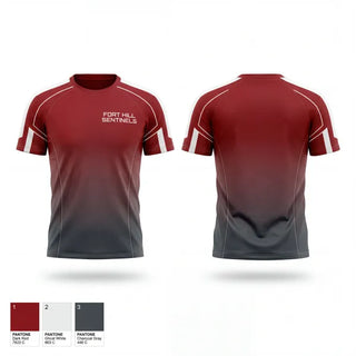Old School Cotton Feel Shirt, Fort Hill Sentinels, Men's Basketball, Teamtime, Team time, sublimation, custom sports apparel, team uniforms, spirit wear, spiritwear, sports uniforms, custom shirts, team store, custom team store, fundraiser sports, apparel fundraiser