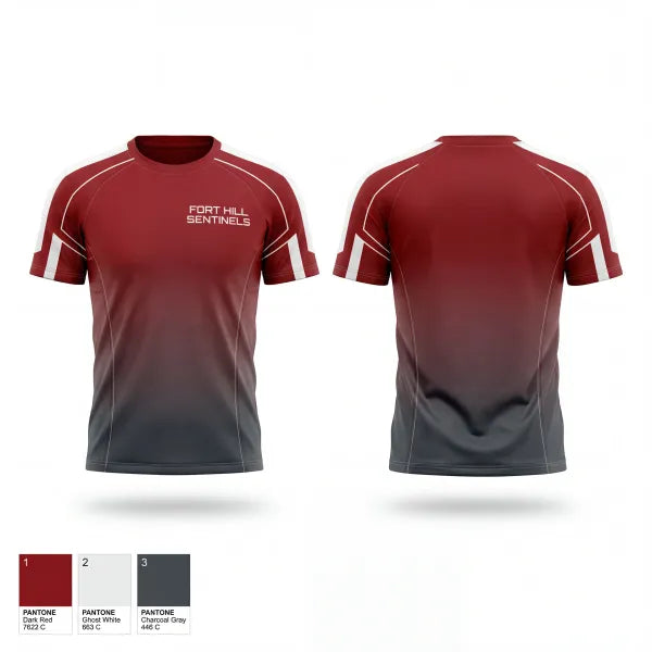 Old School Cotton Feel Shirt, Fort Hill Sentinels, Men's Basketball, Teamtime, Team time, sublimation, custom sports apparel, team uniforms, spirit wear, spiritwear, sports uniforms, custom shirts, team store, custom team store, fundraiser sports, apparel fundraiser